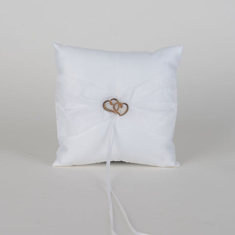 Ring Bearer Pillow White ( 7 x 7 Inch ) - 5635W FuzzyFabric - Wholesale Ribbons, Tulle Fabric, Wreath Deco Mesh Supplies