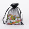 22x25.5 Inch - 10 Bags Black Organza Bag FuzzyFabric - Wholesale Ribbons, Tulle Fabric, Wreath Deco Mesh Supplies