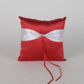 Ring Bearer Pillow Red ( 7 x 7 Inch ) - 5901 FuzzyFabric - Wholesale Ribbons, Tulle Fabric, Wreath Deco Mesh Supplies
