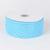Light Blue - Floral Mesh Ribbon ( 2-1/2 Inch x 25 Yards ) FuzzyFabric - Wholesale Ribbons, Tulle Fabric, Wreath Deco Mesh Supplies