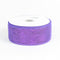 Purple - Metallic Deco Mesh Ribbons ( 2-1/2 Inch x 25 Yards ) FuzzyFabric - Wholesale Ribbons, Tulle Fabric, Wreath Deco Mesh Supplies