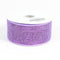 Lavender - Metallic Deco Mesh Ribbons ( 2-1/2 Inch x 25 Yards ) FuzzyFabric - Wholesale Ribbons, Tulle Fabric, Wreath Deco Mesh Supplies