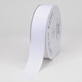 White - Grosgrain Ribbon Solid Color - ( W: 3 Inch | L: 25 Yards ) FuzzyFabric - Wholesale Ribbons, Tulle Fabric, Wreath Deco Mesh Supplies