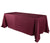Burgundy - 60 x 102 inch Polyester Rectangle Tablecloths FuzzyFabric - Wholesale Ribbons, Tulle Fabric, Wreath Deco Mesh Supplies