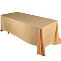 Gold - 60 x 102 inch Polyester Rectangle Tablecloths FuzzyFabric - Wholesale Ribbons, Tulle Fabric, Wreath Deco Mesh Supplies