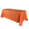 Orange - 60 x 126 inch Polyester Rectangle Tablecloths FuzzyFabric - Wholesale Ribbons, Tulle Fabric, Wreath Deco Mesh Supplies