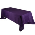 Plum - 60 x 126 inch Polyester Rectangle Tablecloths FuzzyFabric - Wholesale Ribbons, Tulle Fabric, Wreath Deco Mesh Supplies