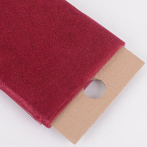 Burgundy - Premium Glitter Tulle Fabric ( W: 54 Inch | L: 10 Yards ) FuzzyFabric - Wholesale Ribbons, Tulle Fabric, Wreath Deco Mesh Supplies
