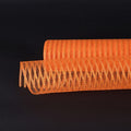 Orange - Deco Mesh Laser Eyelash ( 21 Inch x 10 Yards ) FuzzyFabric - Wholesale Ribbons, Tulle Fabric, Wreath Deco Mesh Supplies