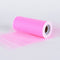 Paris Pink  - 6 Inch by 25 Yards Fabric Tulle Roll Spool FuzzyFabric - Wholesale Ribbons, Tulle Fabric, Wreath Deco Mesh Supplies