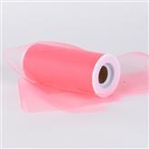 Coral - 18 Inch by 25 Yards Fabric Tulle Roll Spool FuzzyFabric - Wholesale Ribbons, Tulle Fabric, Wreath Deco Mesh Supplies
