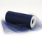 Navy Blue - 6 Inch by 25 Yards Fabric Tulle Roll Spool FuzzyFabric - Wholesale Ribbons, Tulle Fabric, Wreath Deco Mesh Supplies