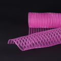 Hot Pink - Deco Mesh Laser Eyelash ( 21 Inch x 10 Yards ) FuzzyFabric - Wholesale Ribbons, Tulle Fabric, Wreath Deco Mesh Supplies