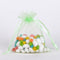 Mint  - Organza Bags - ( 4 x 5 Inch - 10 Bags ) FuzzyFabric - Wholesale Ribbons, Tulle Fabric, Wreath Deco Mesh Supplies