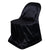 Black - Satin Folding Chair Cover FuzzyFabric - Wholesale Ribbons, Tulle Fabric, Wreath Deco Mesh Supplies