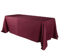 Burgundy - 70 x 120 inch Polyester Rectangle Tablecloths FuzzyFabric - Wholesale Ribbons, Tulle Fabric, Wreath Deco Mesh Supplies