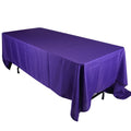 Purple - 70 x 120 inch Polyester Rectangle Tablecloths FuzzyFabric - Wholesale Ribbons, Tulle Fabric, Wreath Deco Mesh Supplies