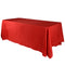 Red - 70 x 120 inch Polyester Rectangle Tablecloths FuzzyFabric - Wholesale Ribbons, Tulle Fabric, Wreath Deco Mesh Supplies