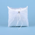 Ring Bearer Pillow White ( 7 Inch x 7 Inch ) - 5807W FuzzyFabric - Wholesale Ribbons, Tulle Fabric, Wreath Deco Mesh Supplies