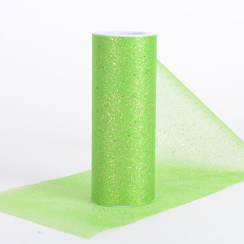 Apple Confetti Organza Roll - ( W: 6 Inch | L: 10 Yards ) FuzzyFabric - Wholesale Ribbons, Tulle Fabric, Wreath Deco Mesh Supplies
