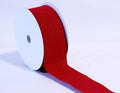 Red - Burlap Ribbon - ( W: 2-1/2 Inch | L: 10 Yards ) FuzzyFabric - Wholesale Ribbons, Tulle Fabric, Wreath Deco Mesh Supplies