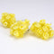 12 Mini Buds Yellow Satin Rose Buds FuzzyFabric - Wholesale Ribbons, Tulle Fabric, Wreath Deco Mesh Supplies