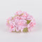 12 Mini Flowers Pink Organza Mini Flowers (8x12) FuzzyFabric - Wholesale Ribbons, Tulle Fabric, Wreath Deco Mesh Supplies