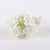 12 Mini Flowers Ivory Organza Mini Flowers (8x12) FuzzyFabric - Wholesale Ribbons, Tulle Fabric, Wreath Deco Mesh Supplies