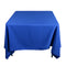 Royal Blue - 85 x 85 inch Polyester Square Tablecloths FuzzyFabric - Wholesale Ribbons, Tulle Fabric, Wreath Deco Mesh Supplies