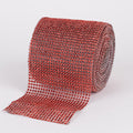 Red Bling Diamond Rolls - ( W: 1-1/2 Inch | L: 10 Yards ) FuzzyFabric - Wholesale Ribbons, Tulle Fabric, Wreath Deco Mesh Supplies