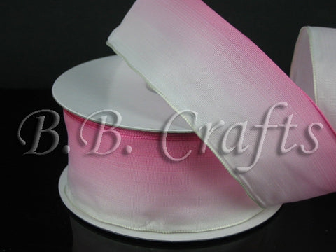 1-1/2 inch Pink White FuzzyFabric - Wholesale Ribbons, Tulle Fabric, Wreath Deco Mesh Supplies