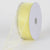 Baby Maize - Organza Ribbon Thick Wire Edge - ( W: 2-1/2 inch | L: 25 Yards ) FuzzyFabric - Wholesale Ribbons, Tulle Fabric, Wreath Deco Mesh Supplies