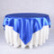 90 Inch x 90 Inch Royal Blue 90 x 90 Satin Table Overlays FuzzyFabric - Wholesale Ribbons, Tulle Fabric, Wreath Deco Mesh Supplies