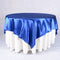 90 Inch x 90 Inch Navy Blue 90 x 90 Satin Table Overlays FuzzyFabric - Wholesale Ribbons, Tulle Fabric, Wreath Deco Mesh Supplies