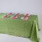Apple Green - 90 x 132 inch Pintuck Rectangle Tablecloths FuzzyFabric - Wholesale Ribbons, Tulle Fabric, Wreath Deco Mesh Supplies