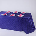 Purple - 90 x 132 inch Pintuck Rectangle Tablecloths FuzzyFabric - Wholesale Ribbons, Tulle Fabric, Wreath Deco Mesh Supplies