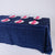 Navy Blue - 90 x 132 inch Pintuck Rectangle Tablecloths FuzzyFabric - Wholesale Ribbons, Tulle Fabric, Wreath Deco Mesh Supplies
