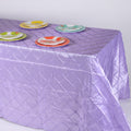 Lavender - 90 x 132 inch Pintuck Rectangle Tablecloths FuzzyFabric - Wholesale Ribbons, Tulle Fabric, Wreath Deco Mesh Supplies
