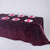 Burgundy - 90 x 156 inch Pintuck Rectangle Tablecloths FuzzyFabric - Wholesale Ribbons, Tulle Fabric, Wreath Deco Mesh Supplies