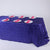 Purple - 90 x 156 inch Pintuck Rectangle Tablecloths FuzzyFabric - Wholesale Ribbons, Tulle Fabric, Wreath Deco Mesh Supplies