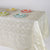 Ivory - 90 x 156 inch Pintuck Rectangle Tablecloths FuzzyFabric - Wholesale Ribbons, Tulle Fabric, Wreath Deco Mesh Supplies