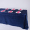 Navy Blue - 90 x 156 inch Pintuck Rectangle Tablecloths FuzzyFabric - Wholesale Ribbons, Tulle Fabric, Wreath Deco Mesh Supplies
