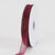 Burgundy Corsage Ribbon - ( W: 5/8 Inch | L: 50 Yards ) FuzzyFabric - Wholesale Ribbons, Tulle Fabric, Wreath Deco Mesh Supplies