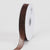 Chocolate Brown Corsage Ribbon - ( W: 5/8 Inch | L: 50 Yards ) FuzzyFabric - Wholesale Ribbons, Tulle Fabric, Wreath Deco Mesh Supplies