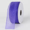 Purple Haze Organza Ribbon Thin Wire Edge - ( W: 1-1/2 inch | L: 25 Yards ) FuzzyFabric - Wholesale Ribbons, Tulle Fabric, Wreath Deco Mesh Supplies