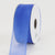 Royal Blue - Organza Ribbon Thin Wire Edge - ( W: 5/8 inch | L: 25 Yards ) FuzzyFabric - Wholesale Ribbons, Tulle Fabric, Wreath Deco Mesh Supplies