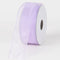 Lavender - Organza Ribbon Thin Wire Edge - ( W: 1-1/2 inch | L: 25 Yards ) FuzzyFabric - Wholesale Ribbons, Tulle Fabric, Wreath Deco Mesh Supplies