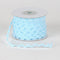 Light Blue Ric Rac Trim - ( 10mm x 25 Yards ) FuzzyFabric - Wholesale Ribbons, Tulle Fabric, Wreath Deco Mesh Supplies