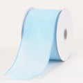 Light Blue - Wired Budget Satin Ribbon - ( W: 1-1/2 Inch | L: 10 Yards ) FuzzyFabric - Wholesale Ribbons, Tulle Fabric, Wreath Deco Mesh Supplies