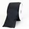 Black - Wired Budget Satin Ribbon - ( W: 2-1/2 Inch | L: 10 Yards ) FuzzyFabric - Wholesale Ribbons, Tulle Fabric, Wreath Deco Mesh Supplies